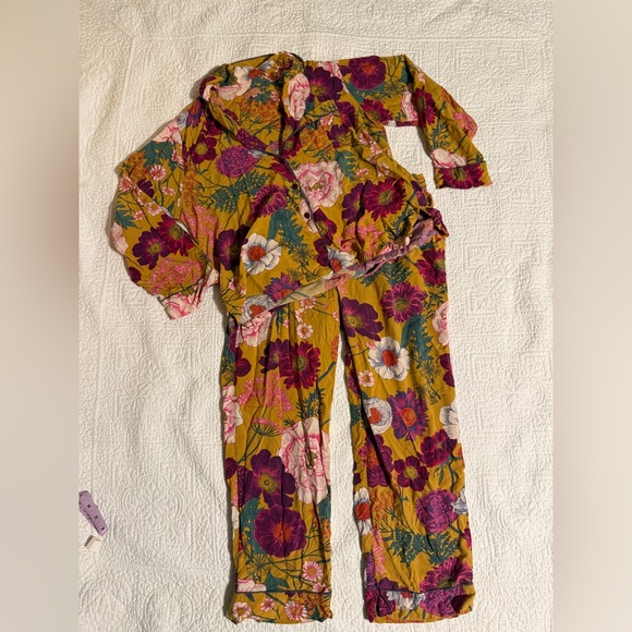powder uk Other - Powder Floral Pajama Set with Pink and Purple Flowers medium